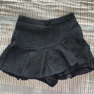 Do+Be Black Tweed Skort